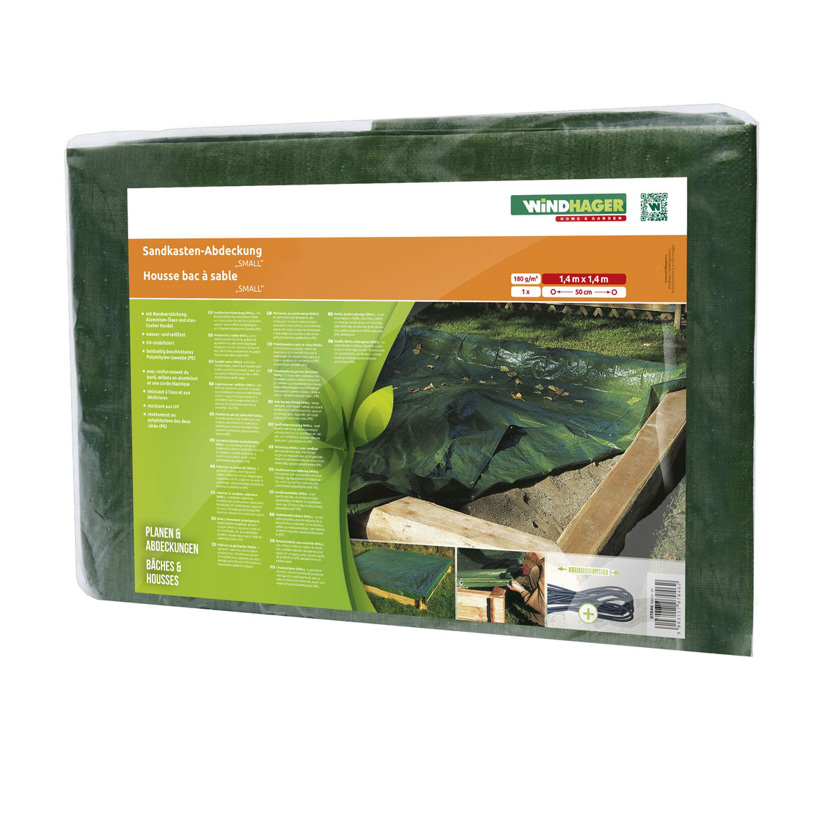 Sandkasten-Abdeckung 1,4 x 1,4 m