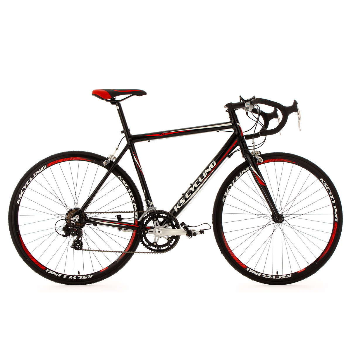 KS Cycling Rennrad Euphoria V-Bremsen 55 cm schwarz