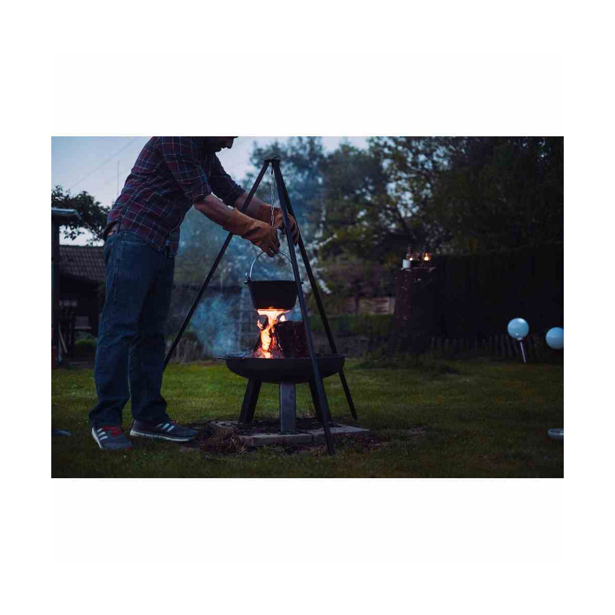 Siena Garden Feuerschale Stahl geschweißt Durchmesser 55 cm Bild 3