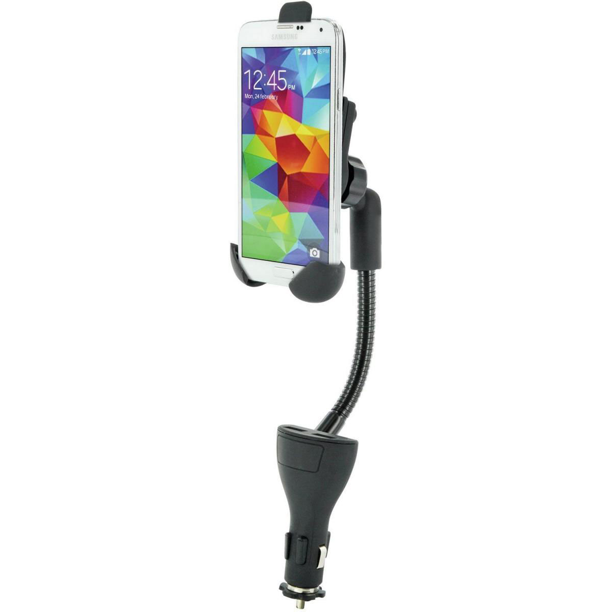 Schwaiger Universal-Smartphone-Halterung 12 V für Auto/KFZ/Zigarettenanzünder