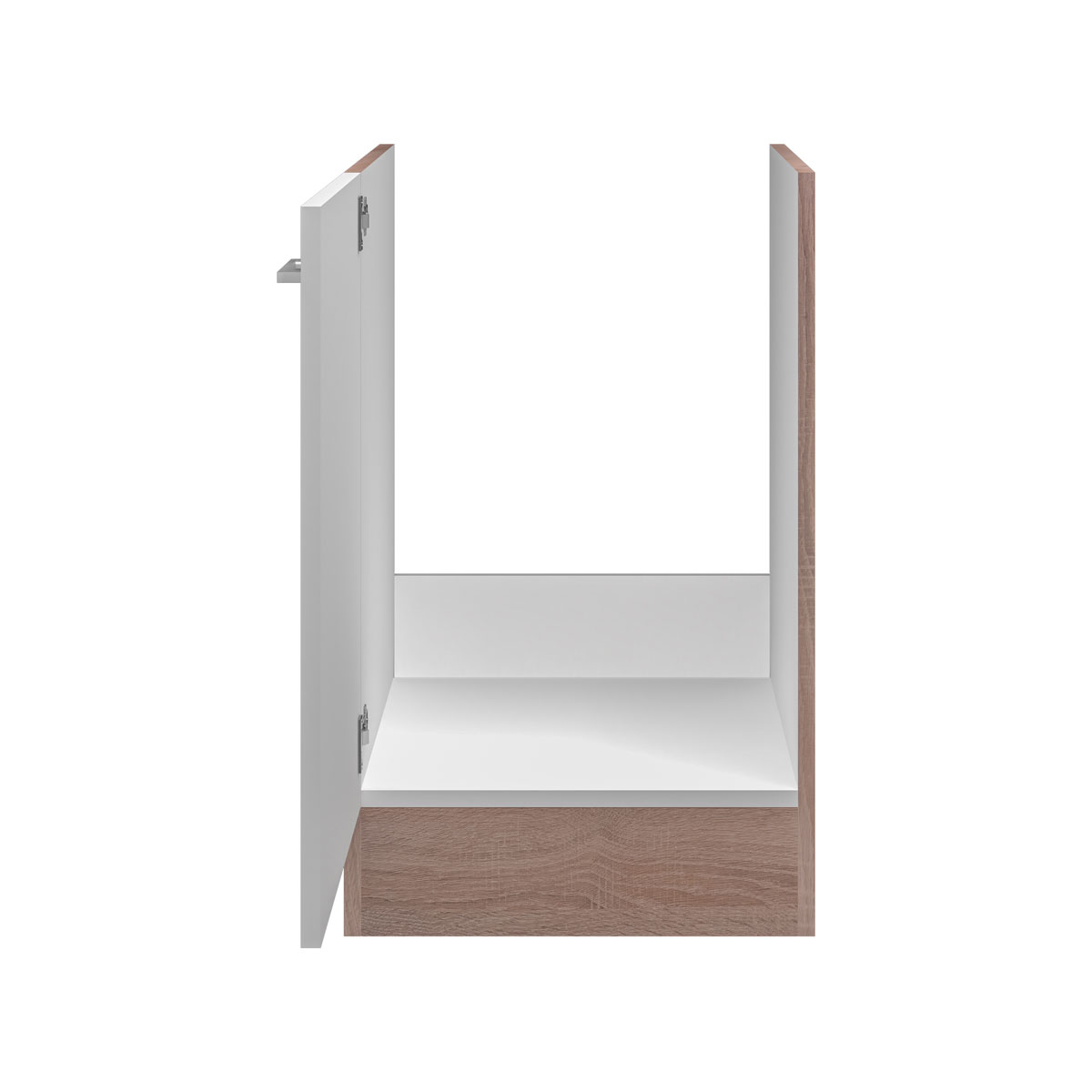 Flex-Well Spülenunterschrank „Samoa“, 50x82,2x57,1 cm, weiß/Sonoma Eiche Bild 2