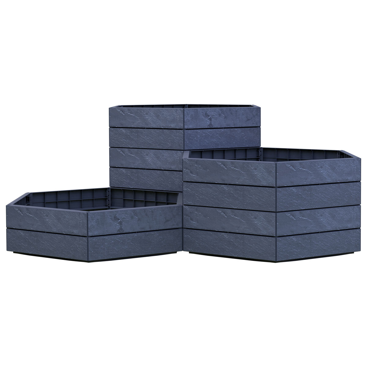 Garantia Hochbeet ERGO VARIO 1 Stone inkl FLORA