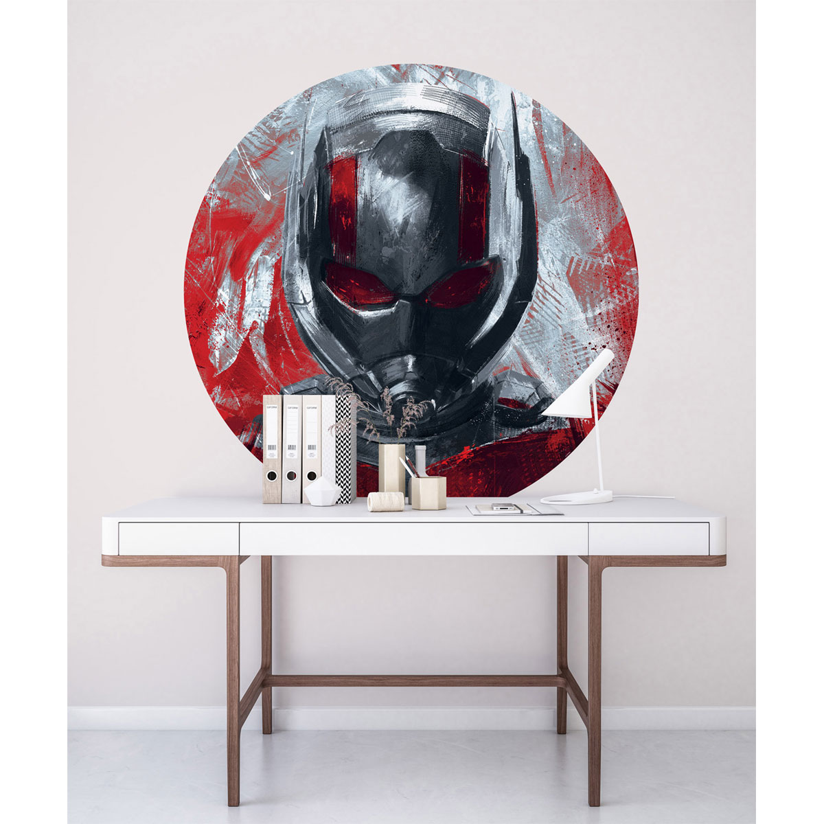 Komar Selbstklebende Vlies Fototapete rund Avengers Painting Ant-Man Durchmesser 125 cm