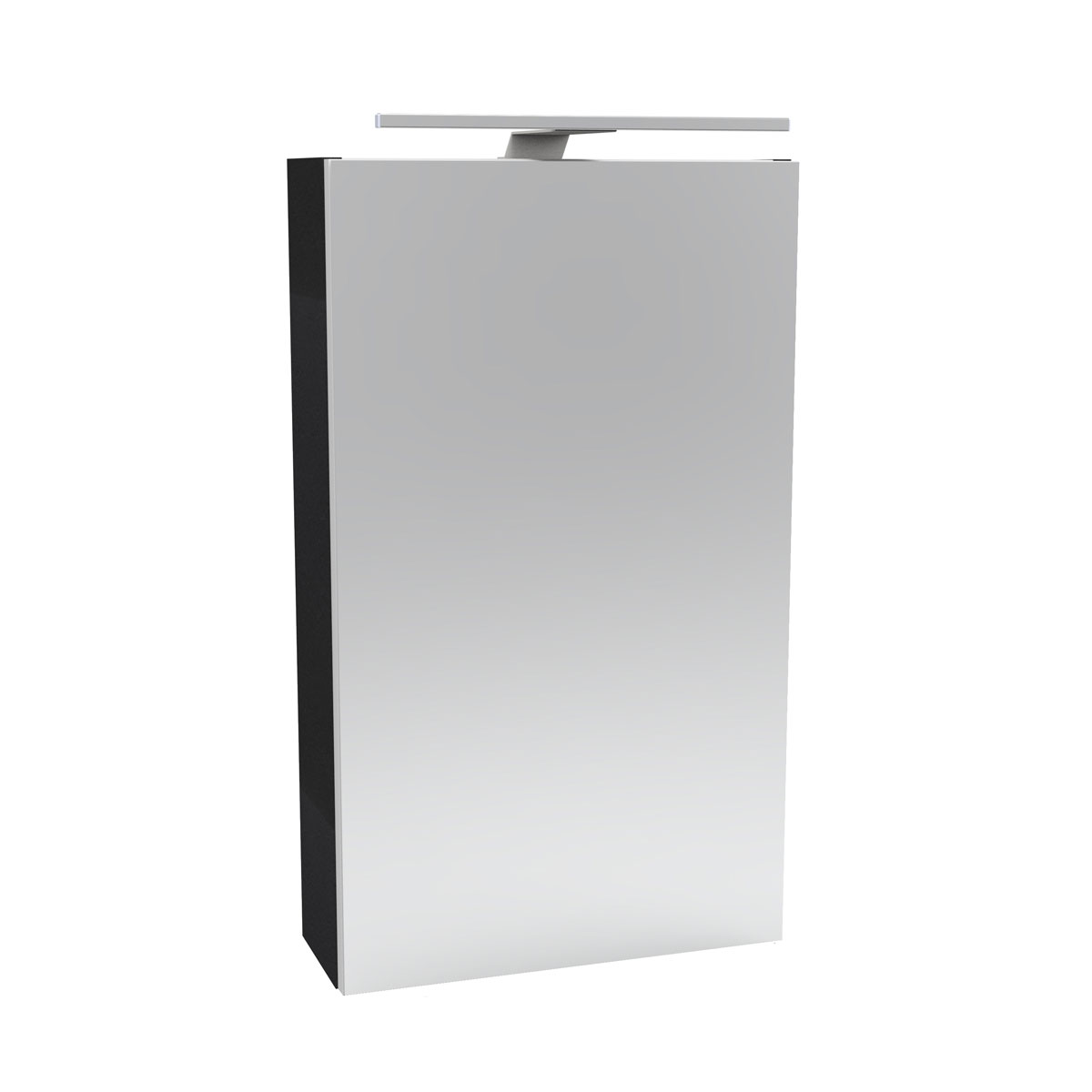 Fackelmann  Gäste-WC Spiegelschrank rechts SBC 400 x 680 x 153 mm anthrazit