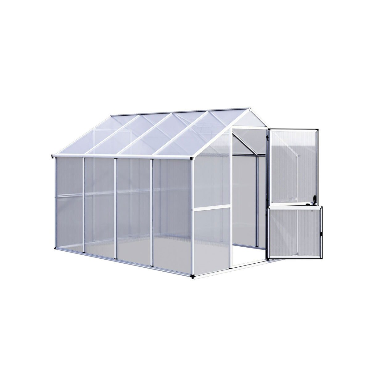 KGT Gewächshaus Callas IV 6,8m² silber