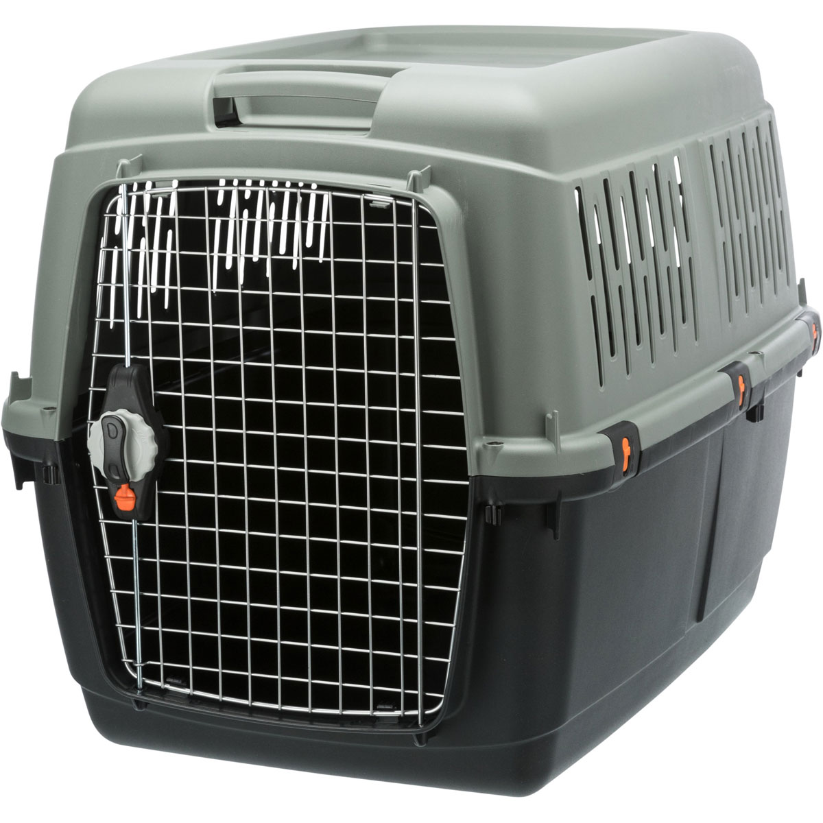 Trixie Be Eco Transportbox Giona 4 Größe S-M 50 x 51 x 70 cm anthrazit/grau-grün