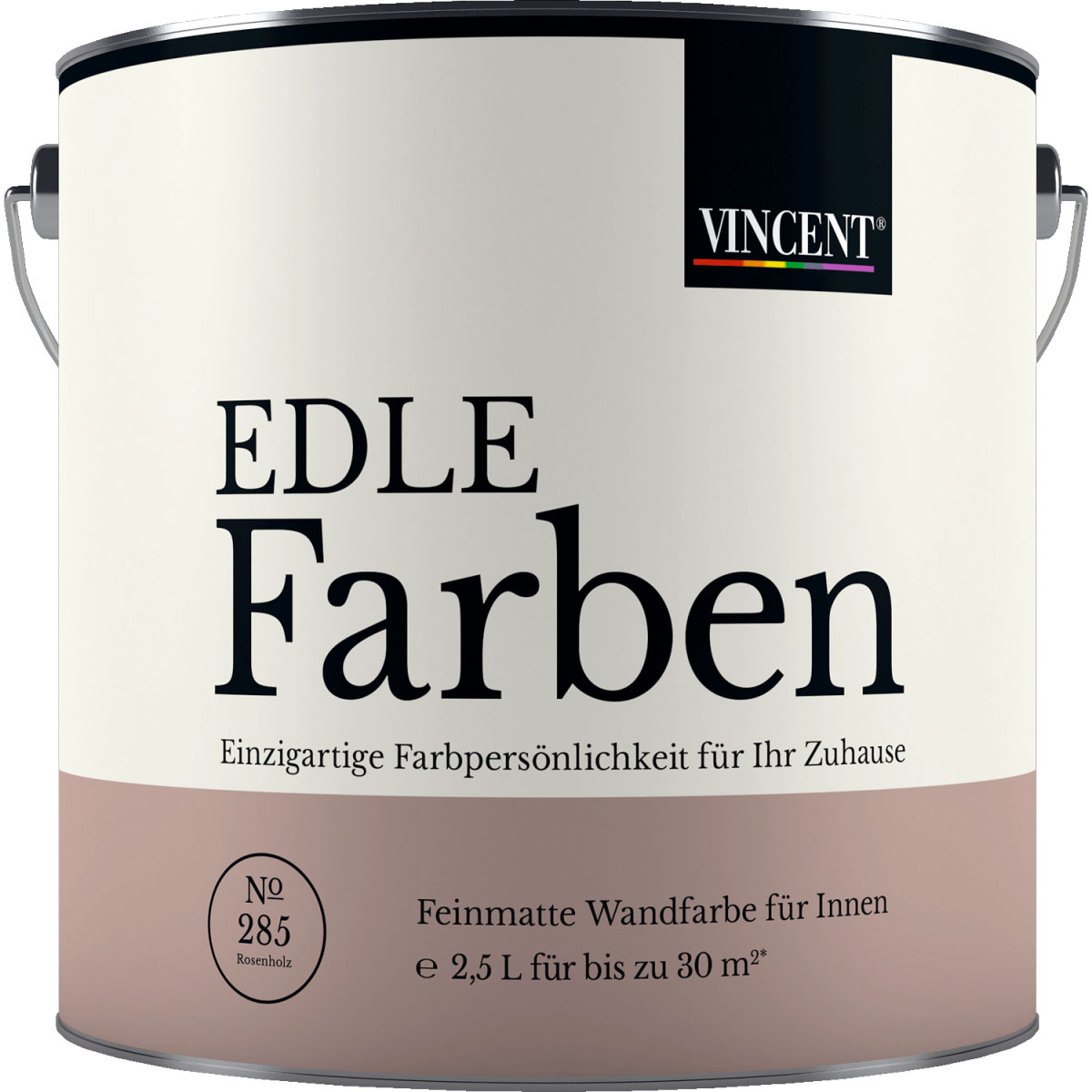 Vincent Wandfarbe Edle Farben Rosenholz 2,5 L