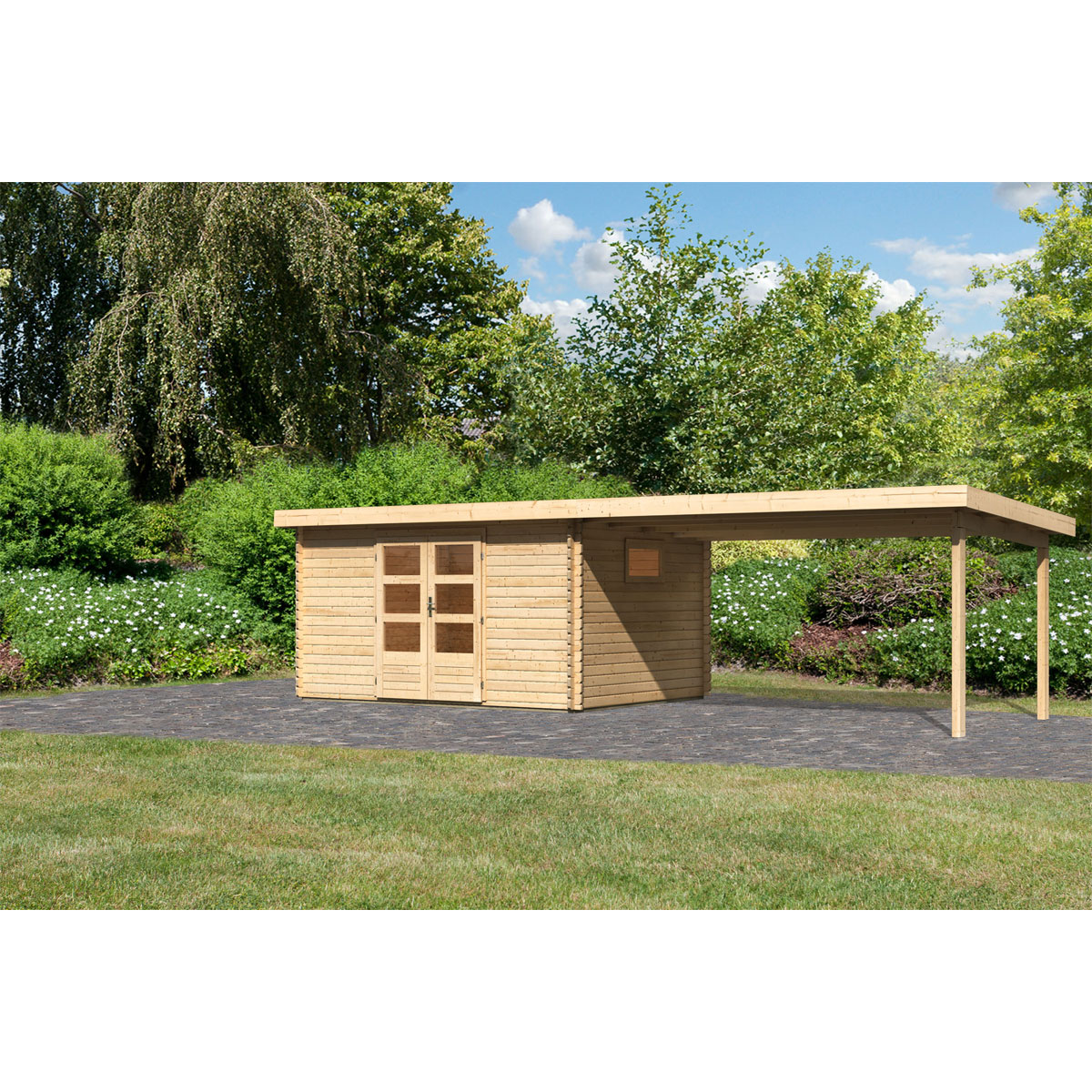 Karibu Blockbohlenhaus Trittau 5