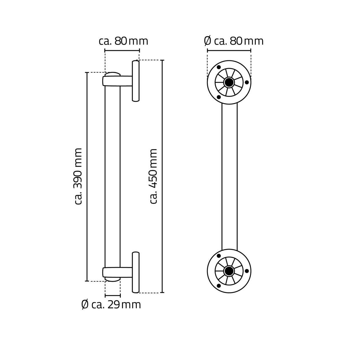 Ridder  Haltegriff Pro M weiß Bild 4