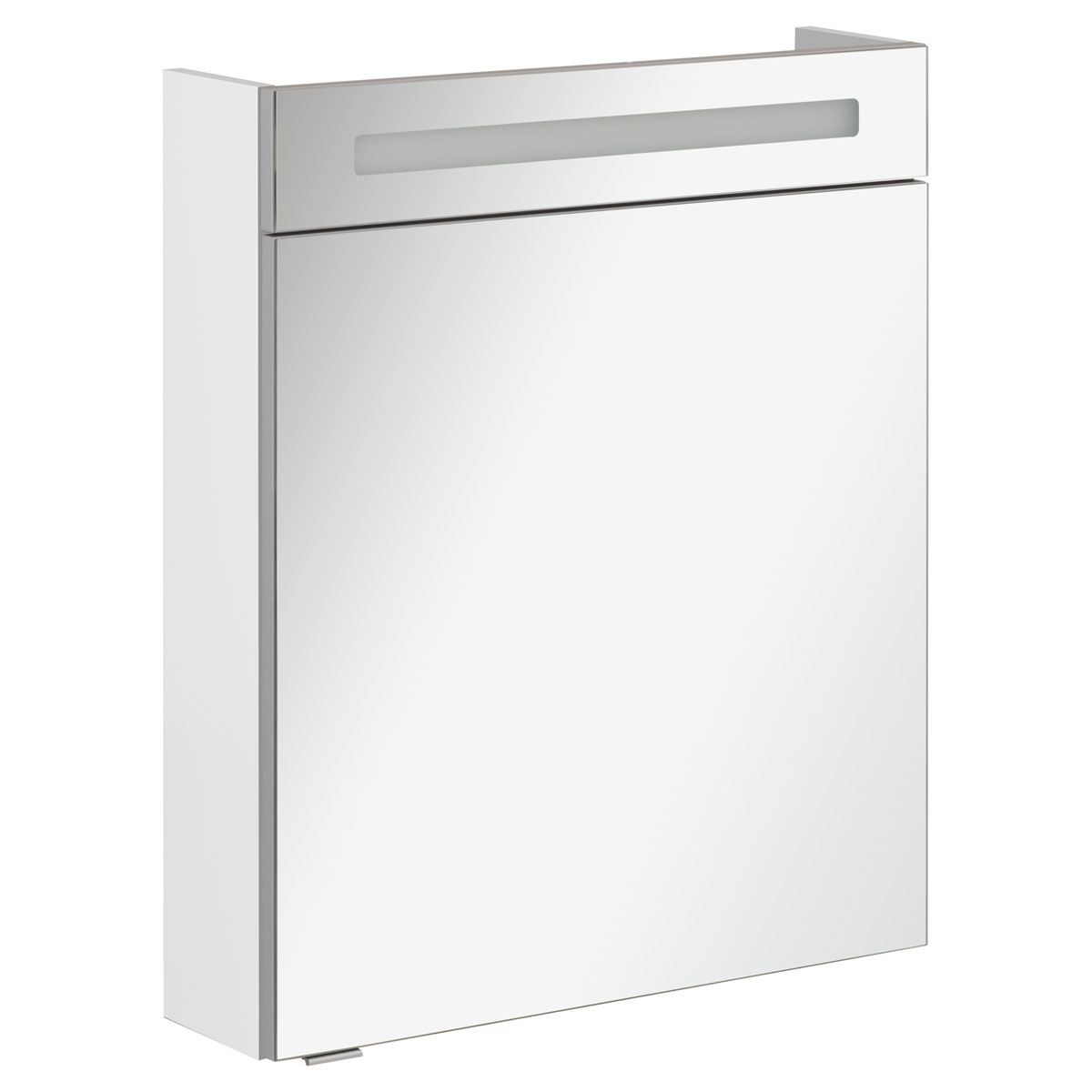 Fackelmann LED-Spiegelschrank B.clever 60 x 71 x 16 cm weiß