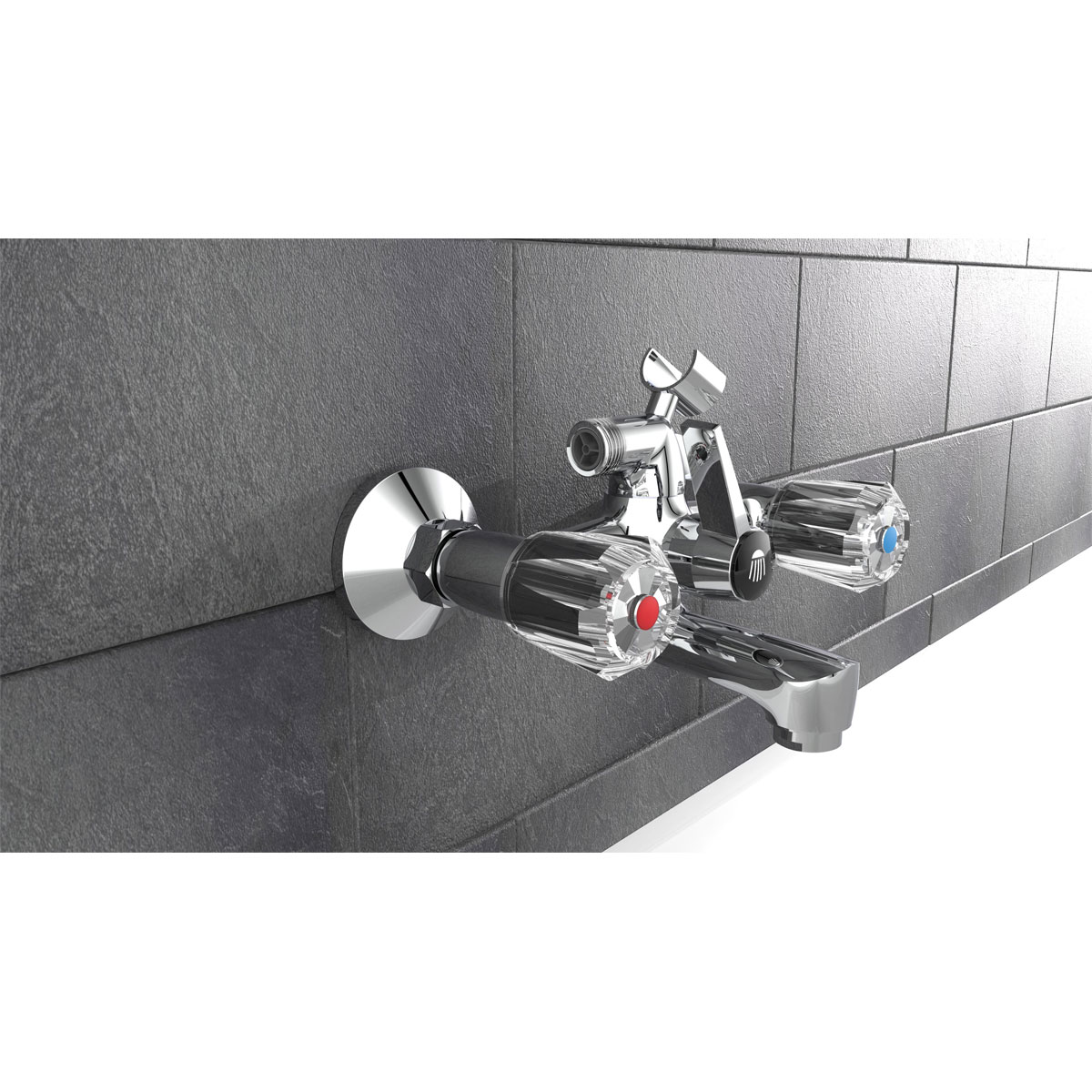 Schütte  Wannenarmatur Savino,chrom,Zweigriff Bild 2