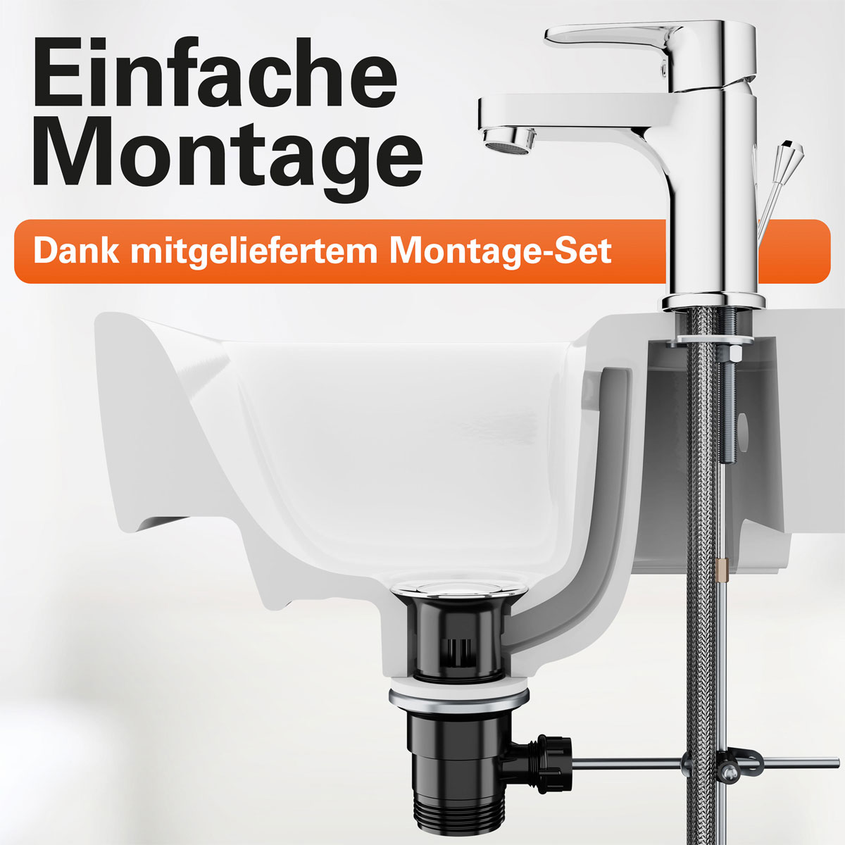 Eisl  WT-Armatur Claudio,chrom,Kartusche mit Bild 4