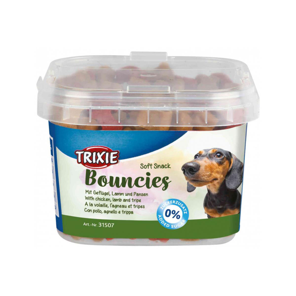 Trixie Soft-Snack Bouncies mit Geflügel Lamm und Pansen 140 g