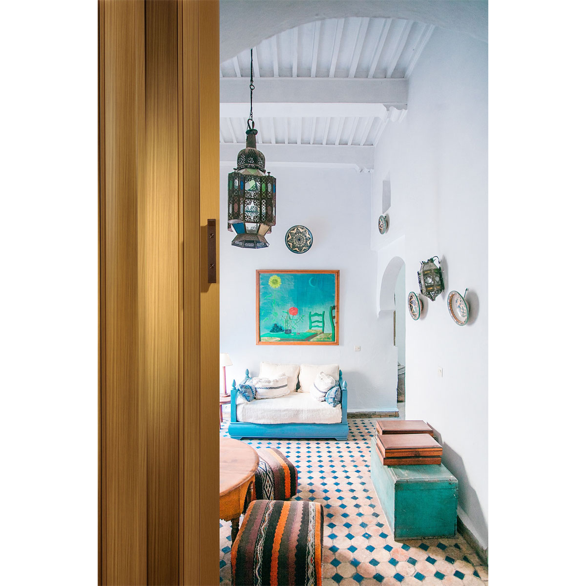 FORTE Kunststoff-Falttür Luciana B 88,5 x H 202 cm Buche Bild 5