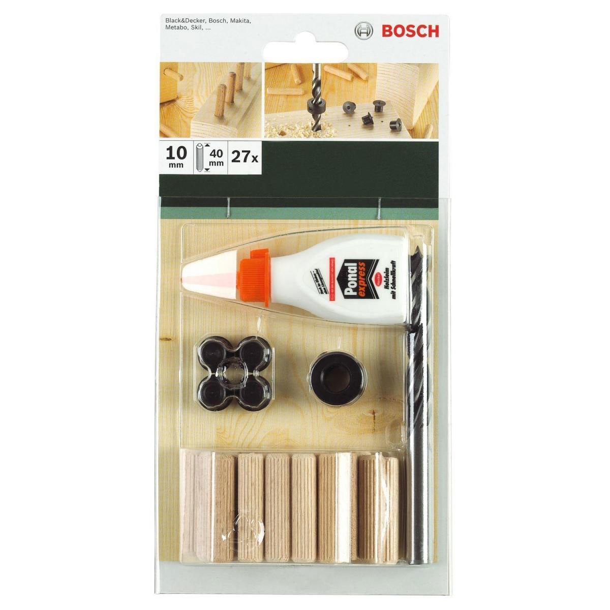 Bosch  DIY Dübelset 8 x 40 mm 32- teilig  Bild 4