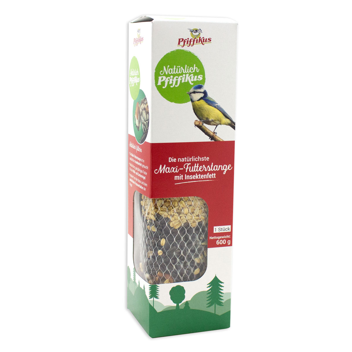 Pfiffikus  Natürlich Maxi Futterstange 1er 600g