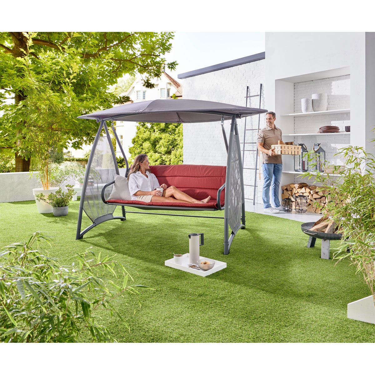 Haveson Ersatzkissen-Set für Hollywoodschaukel Sunshine 917701 Bild 3