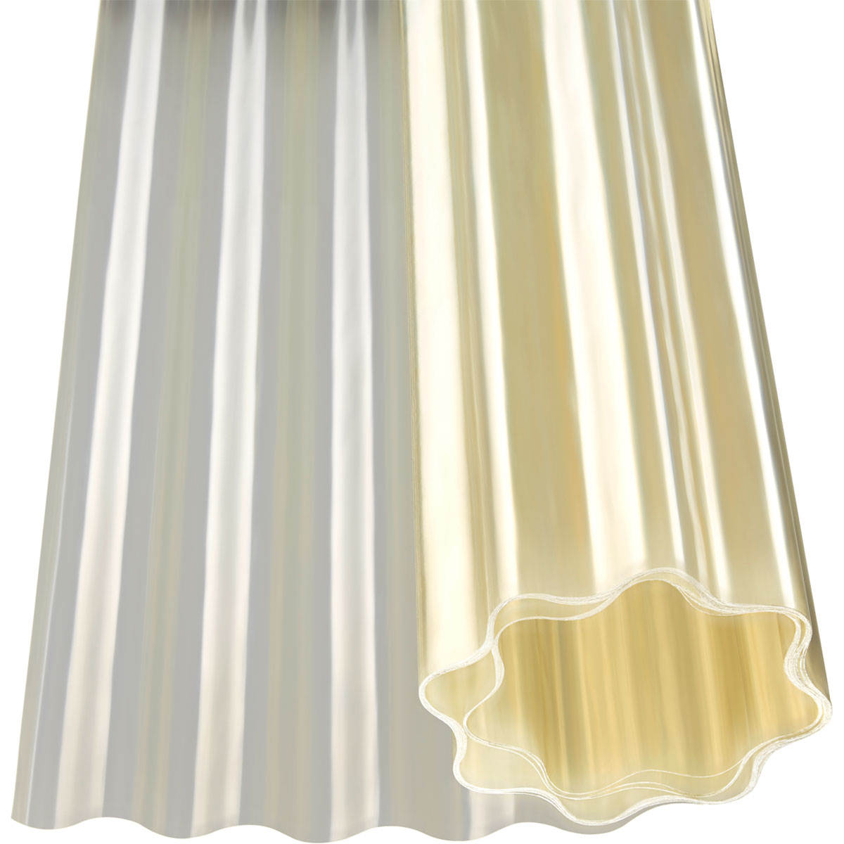 gutta Polyester-Wellrolle natur 1,5 x 5 m