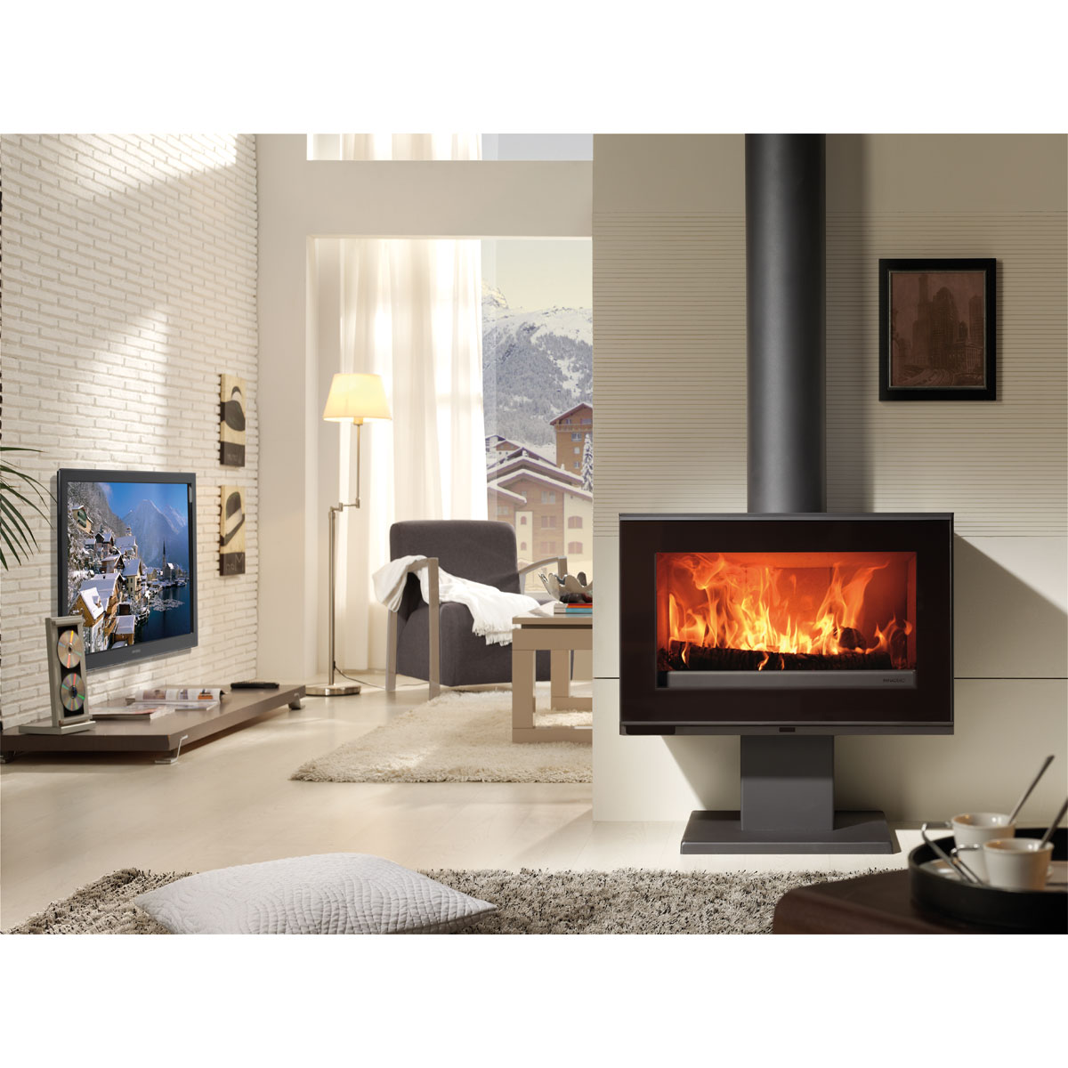 Panadero Kaminofen Maja-S 7 kW Stahl Bild 2