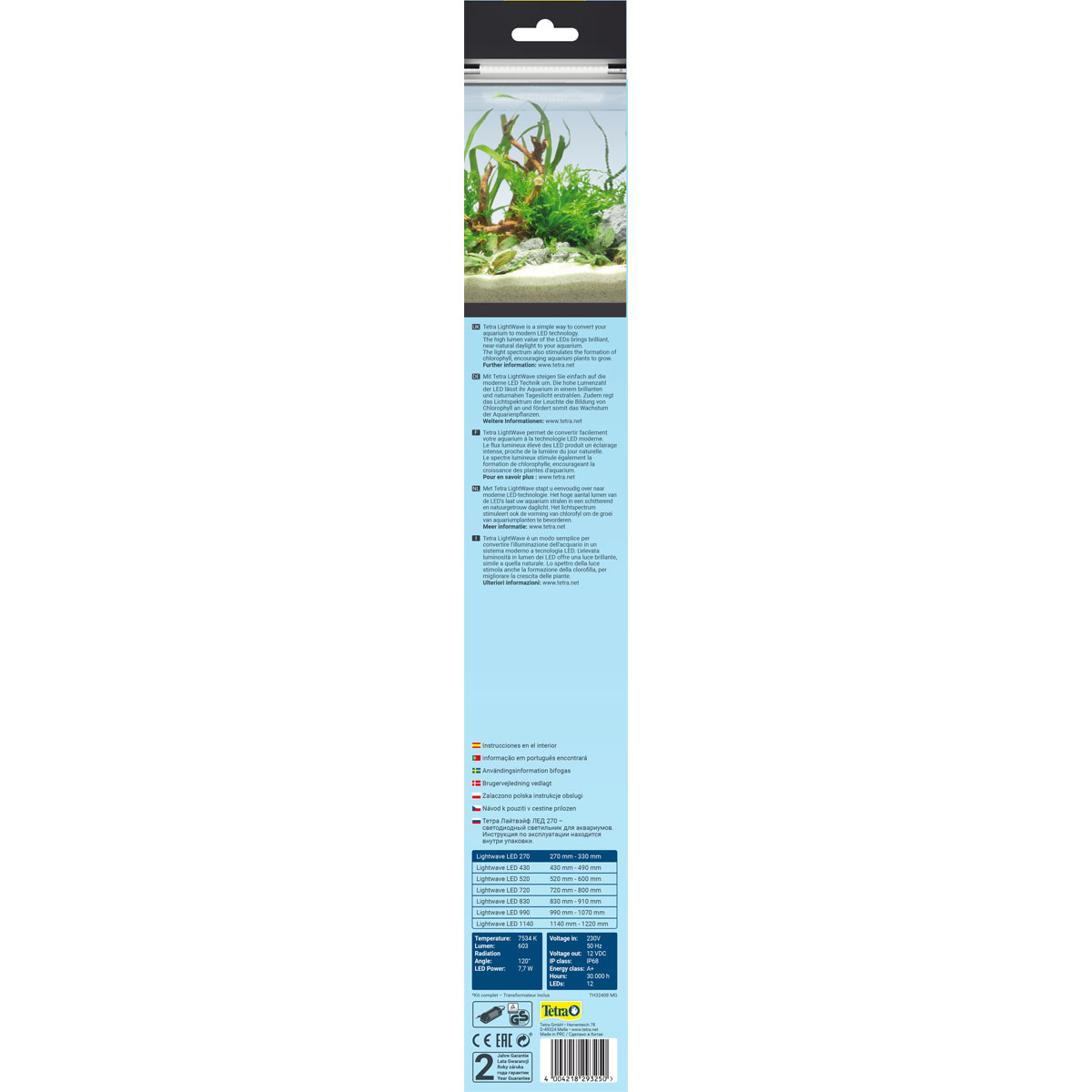 Tetra Aquarienlicht LightWave Set 270 mm Bild 2