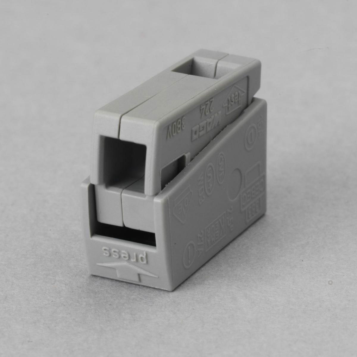 Leuchtenklemme 1-polig 0,5-1,5 mm