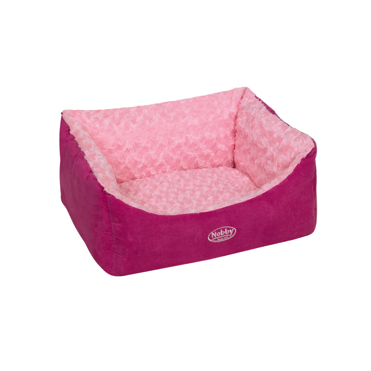 Nobby Komfort-Bett Arusha eckig 60 x 48 x 19 cm pink