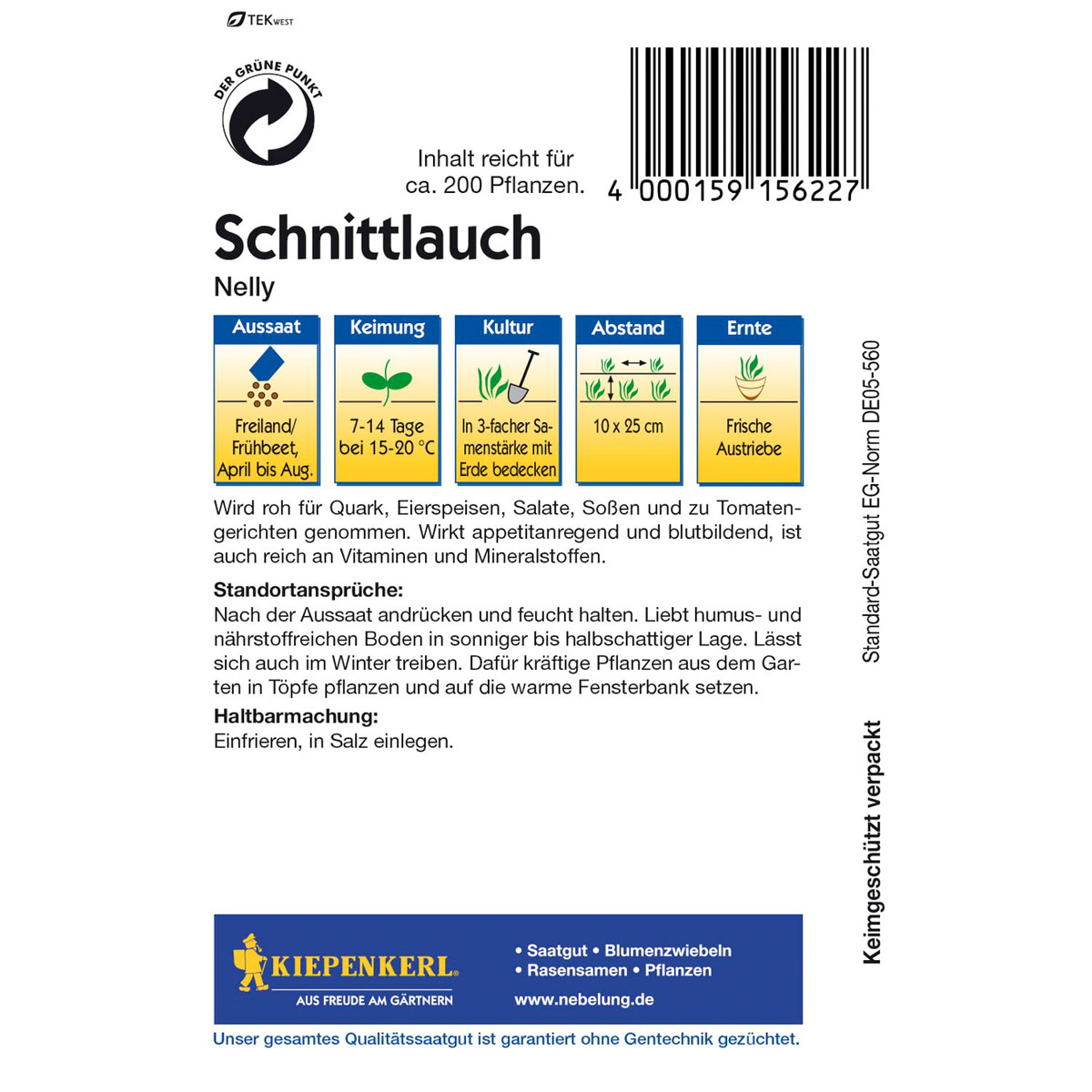 Kiepenkerl Schnittlauch Nelly Bild 3