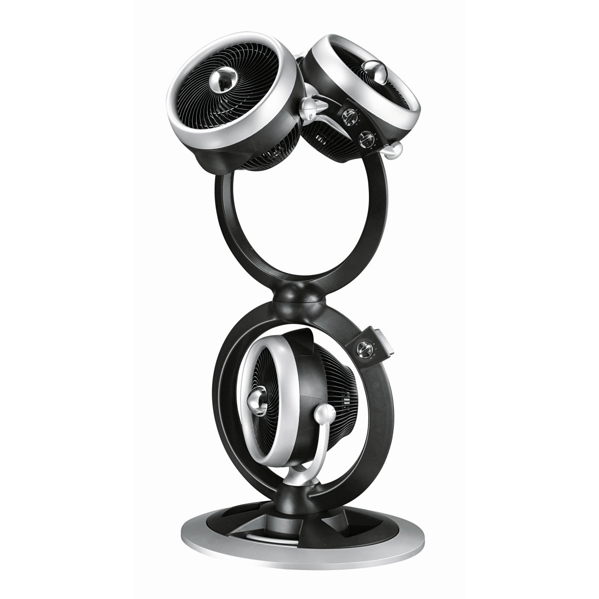 Flector Technik Standventilator Triple schwarz Bild 3