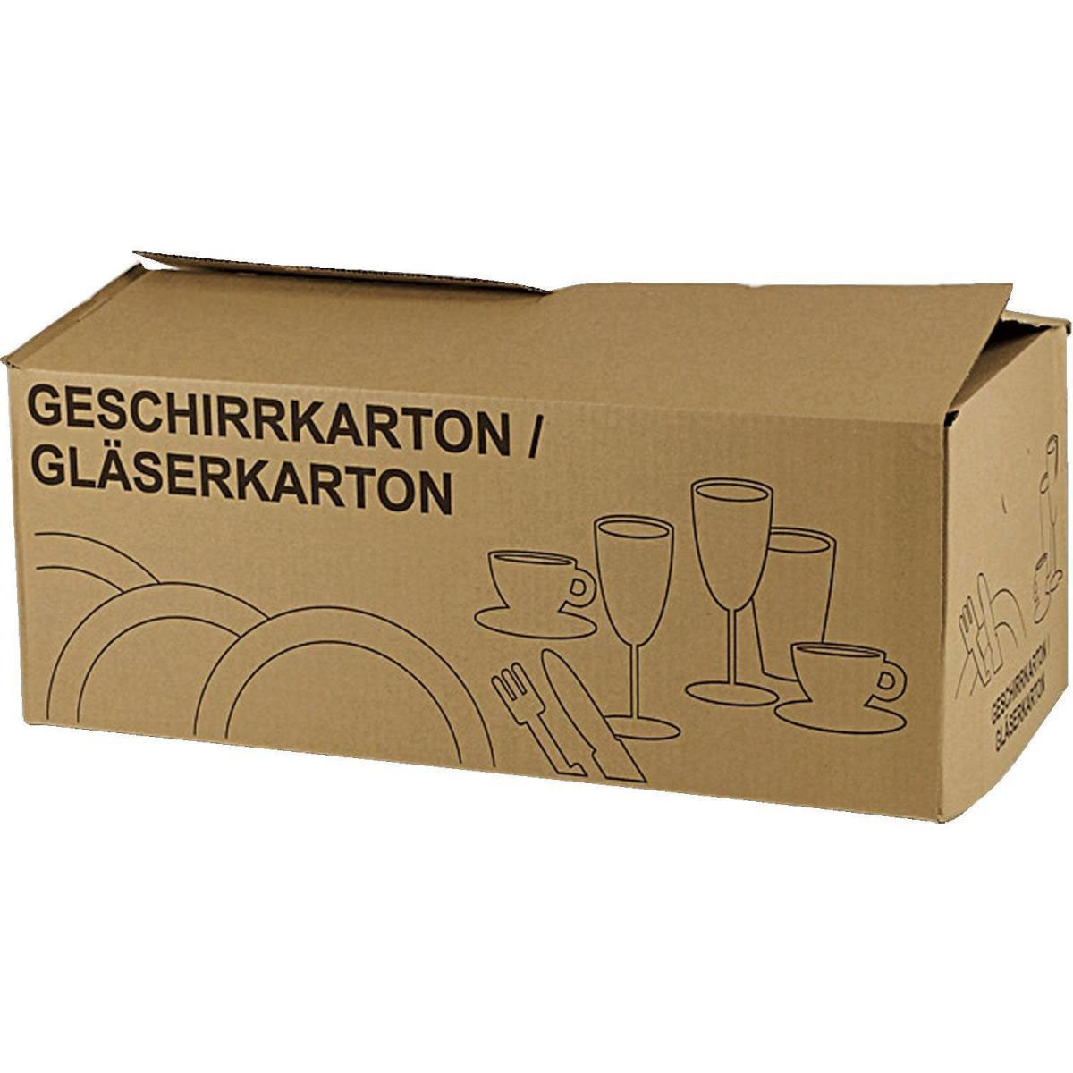 Geschirrkarton 62 x 23 x 32 cm 2er-Set