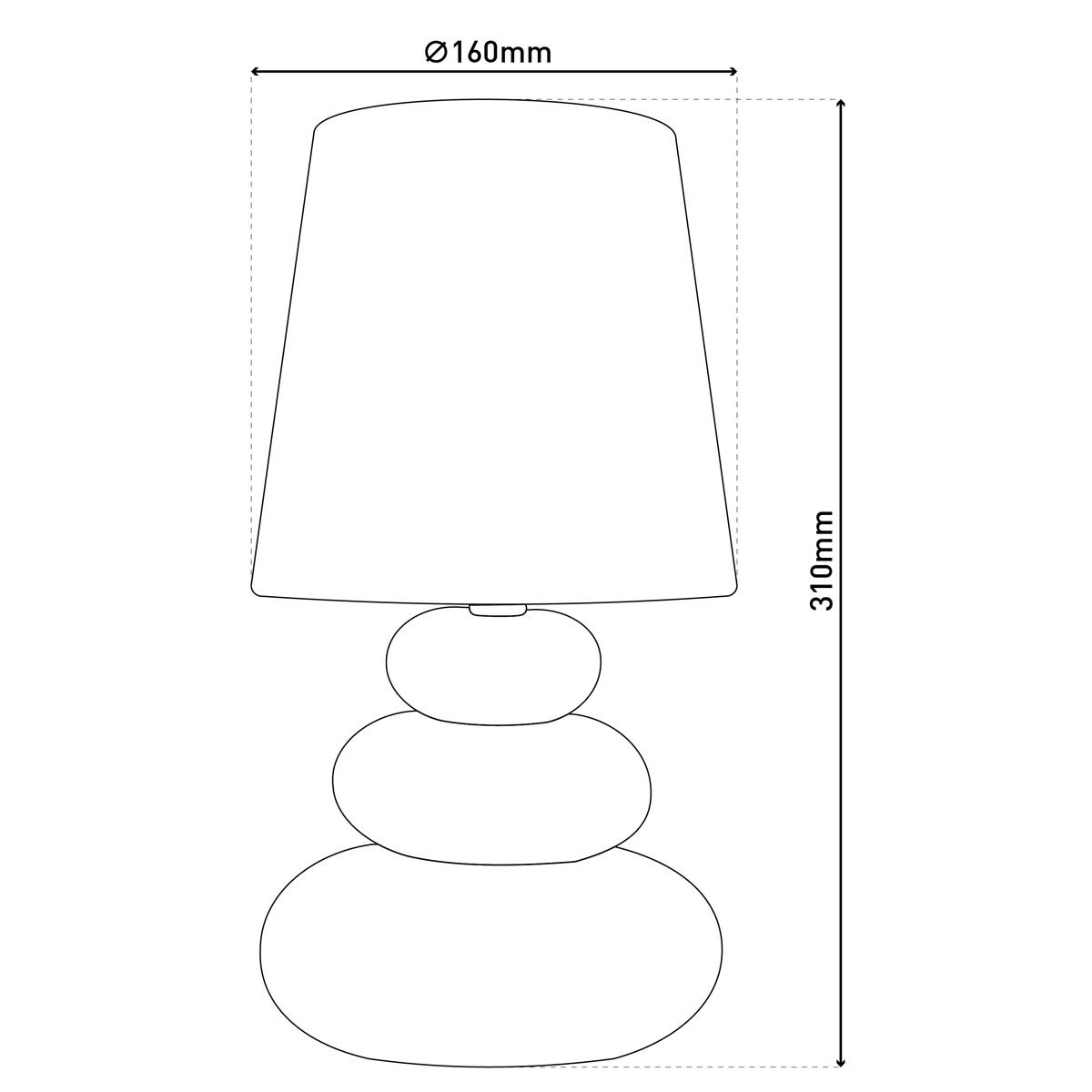 näve  Tischleuchte Stoney rosa Keramik Bild 12