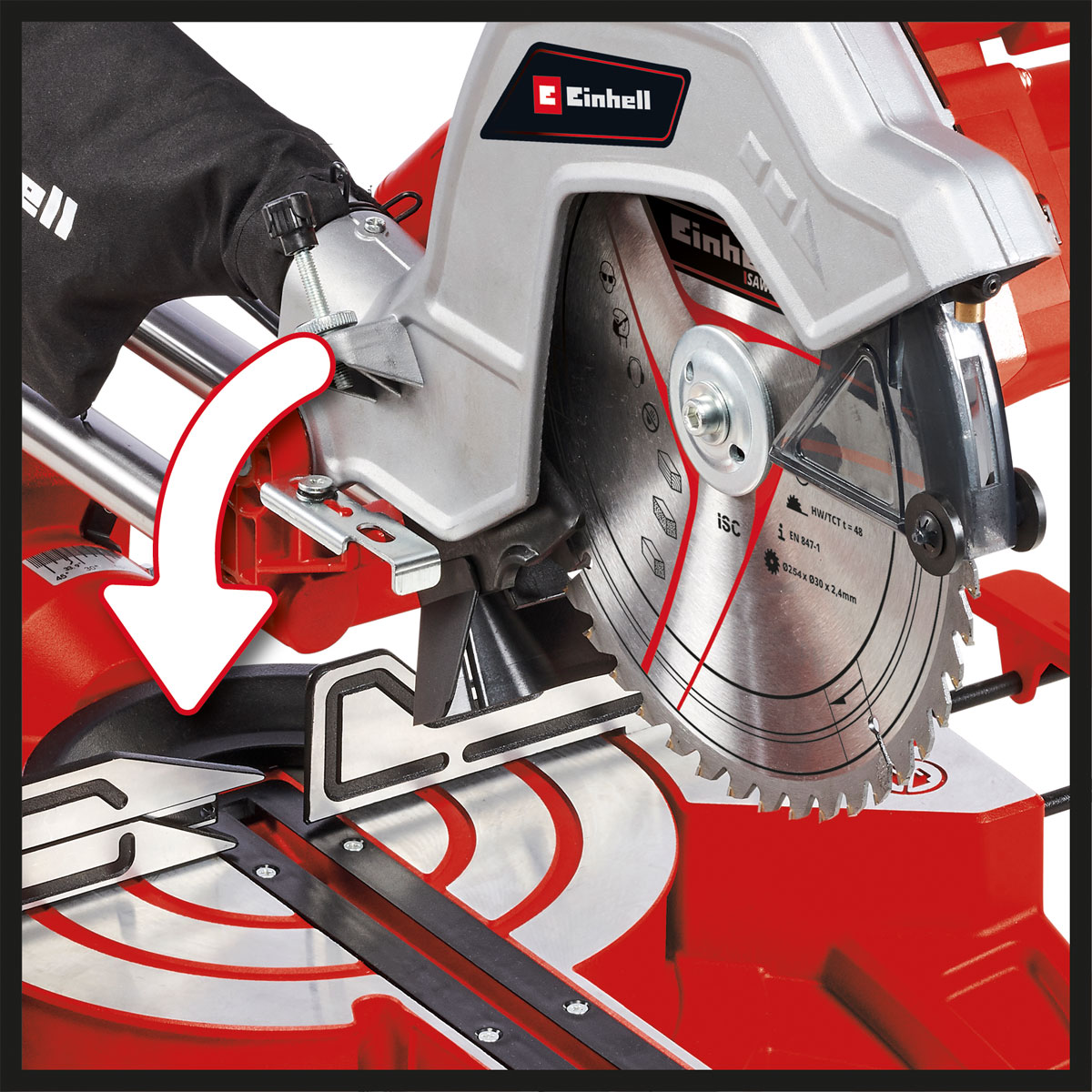 Einhell  Zug-Kapp-Gehrungssäge TC-SM 254 Bild 5