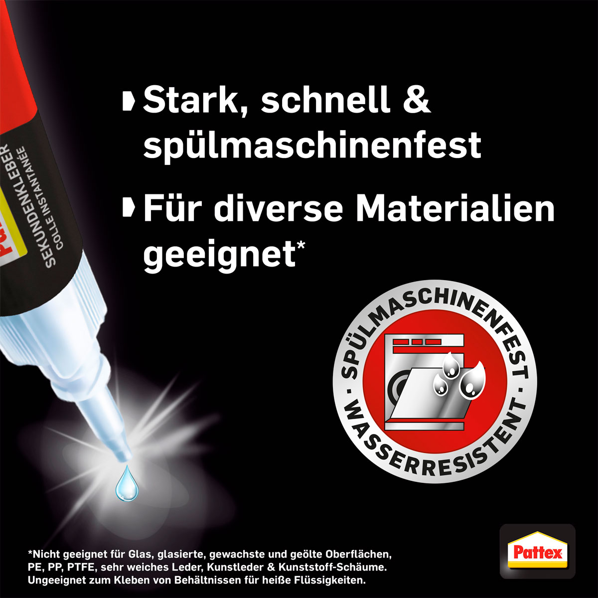 Pattex Sekundenkleber Flüssig Mini Trio 3 x 1 g Bild 4