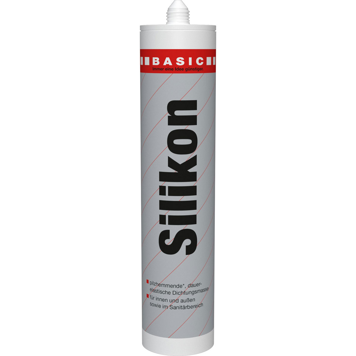 Basic Silikon grau 280 ml