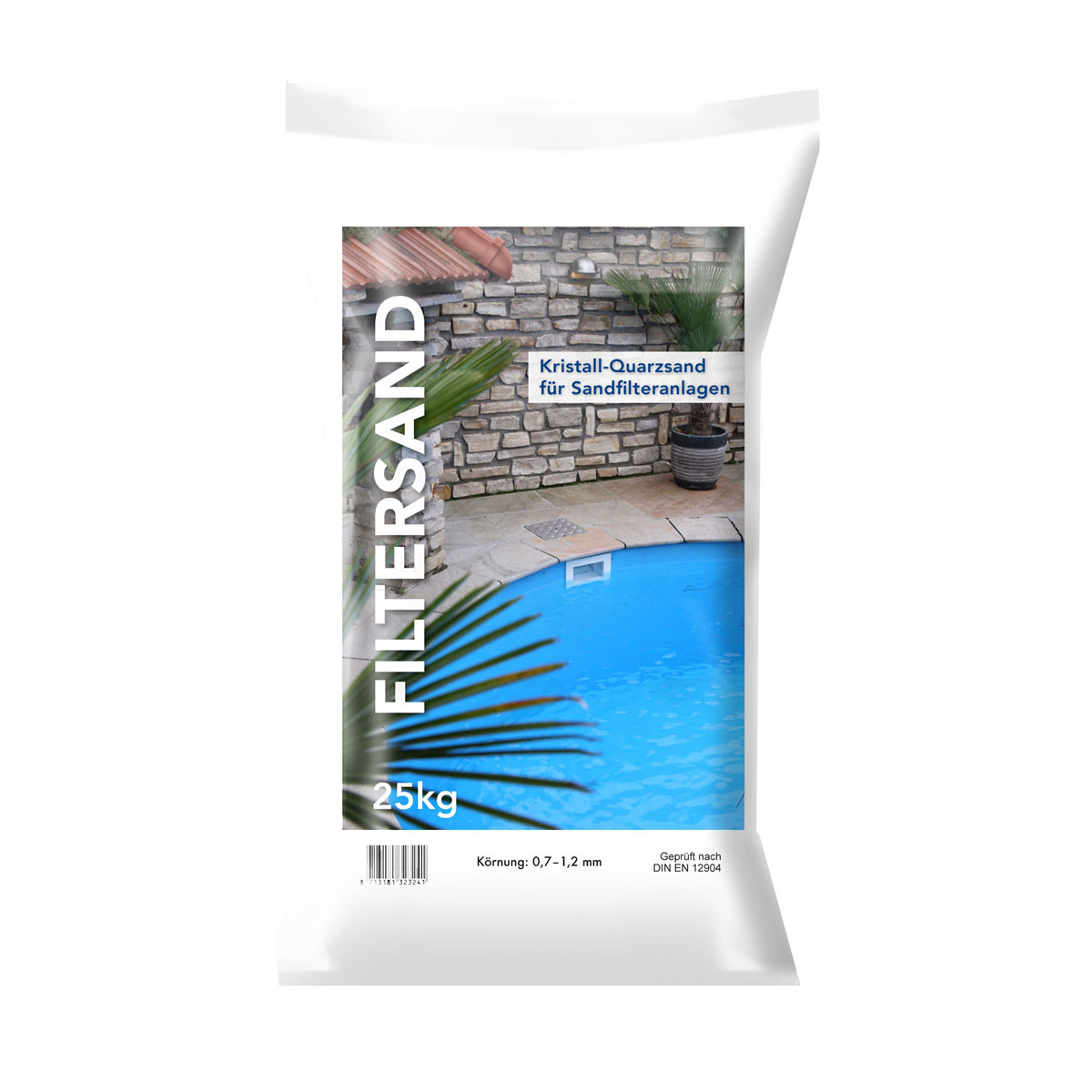 Filtersand 0,7/1,2 25 kg