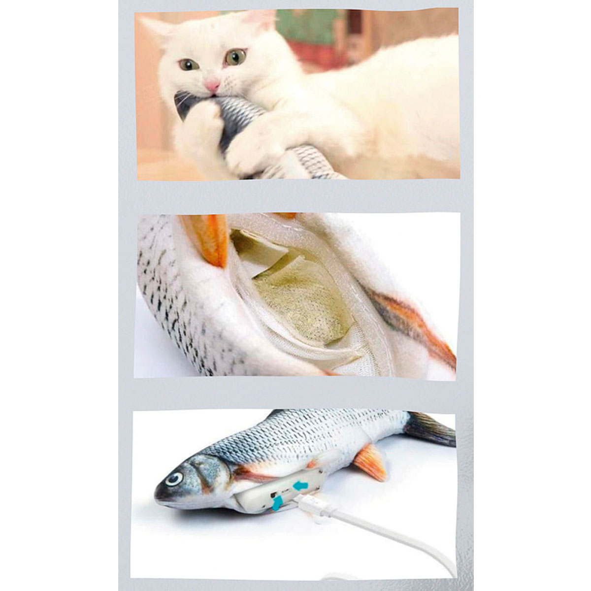 ISL Katzenspielzeug Magic Fish 32 cm Bild 7