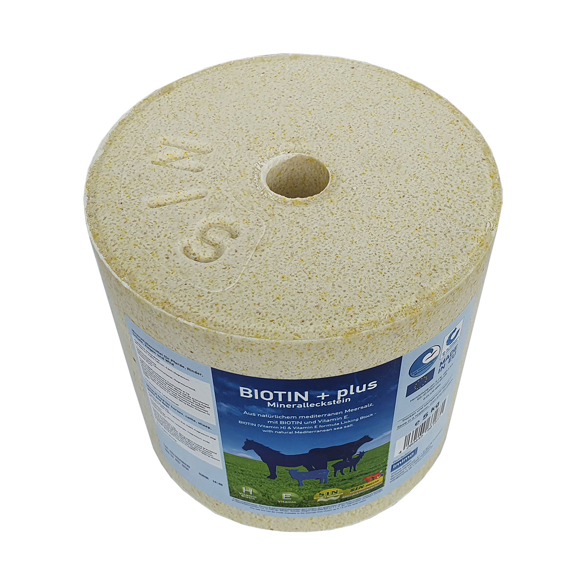 SIN Hellas BIOTIN und Plus 5 kg Mineralleckstein Bild 3