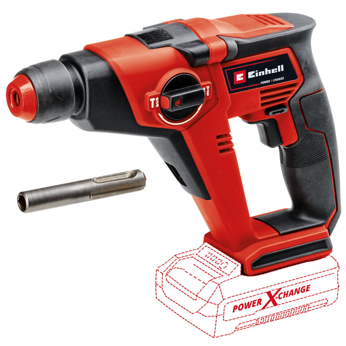 Einhell  Akku-Bohrhammer TE-HD 18/12 Li - Solo