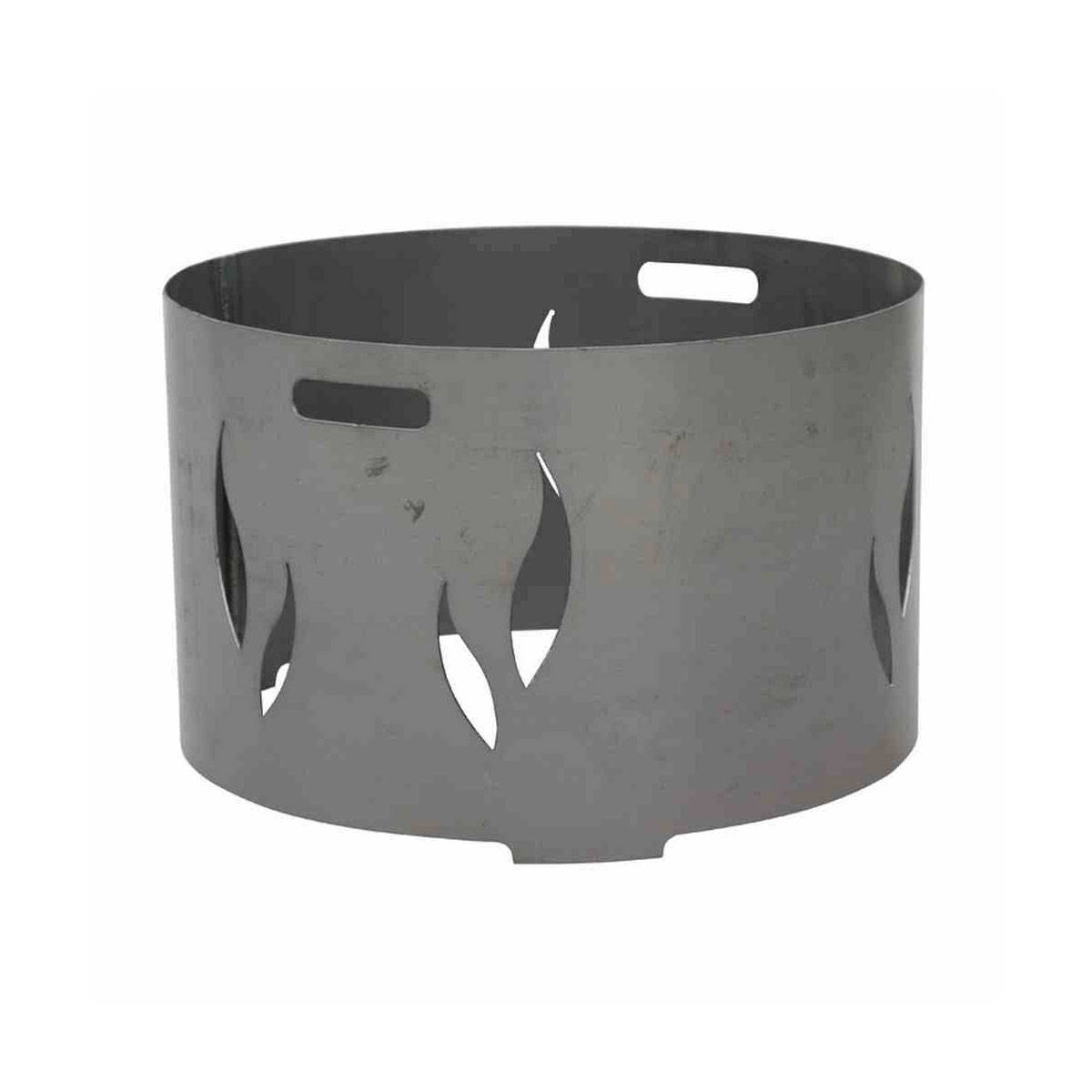 Siena Garden Feuerschalenaufsatz zu Feuerschale XXL Durchmesser 53 x 55 cm silber/anthrazit