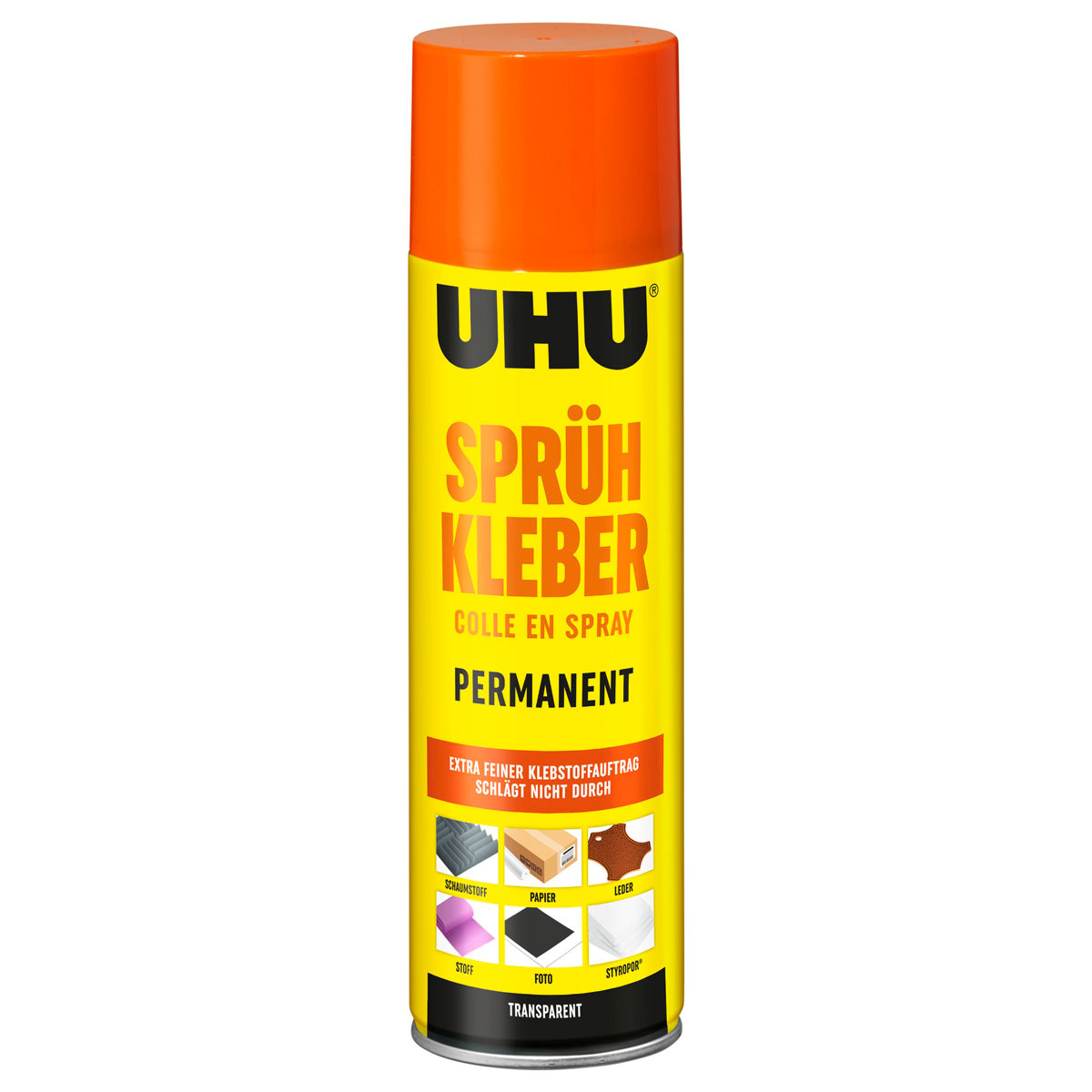 UHU  Sprühkleber transparent 500 ml Bild 1