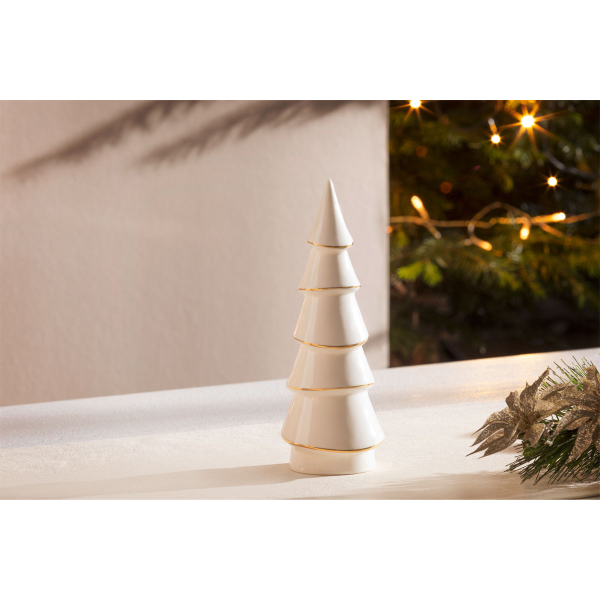 Baum weiss 21 x 8 cm