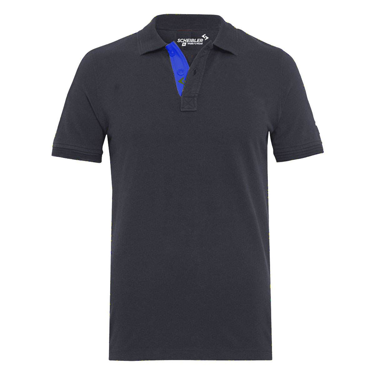 Scheibler Polo anthrazit-royalblau Größe XL Scheibler Polo anthrazit-royalblau Größe XL