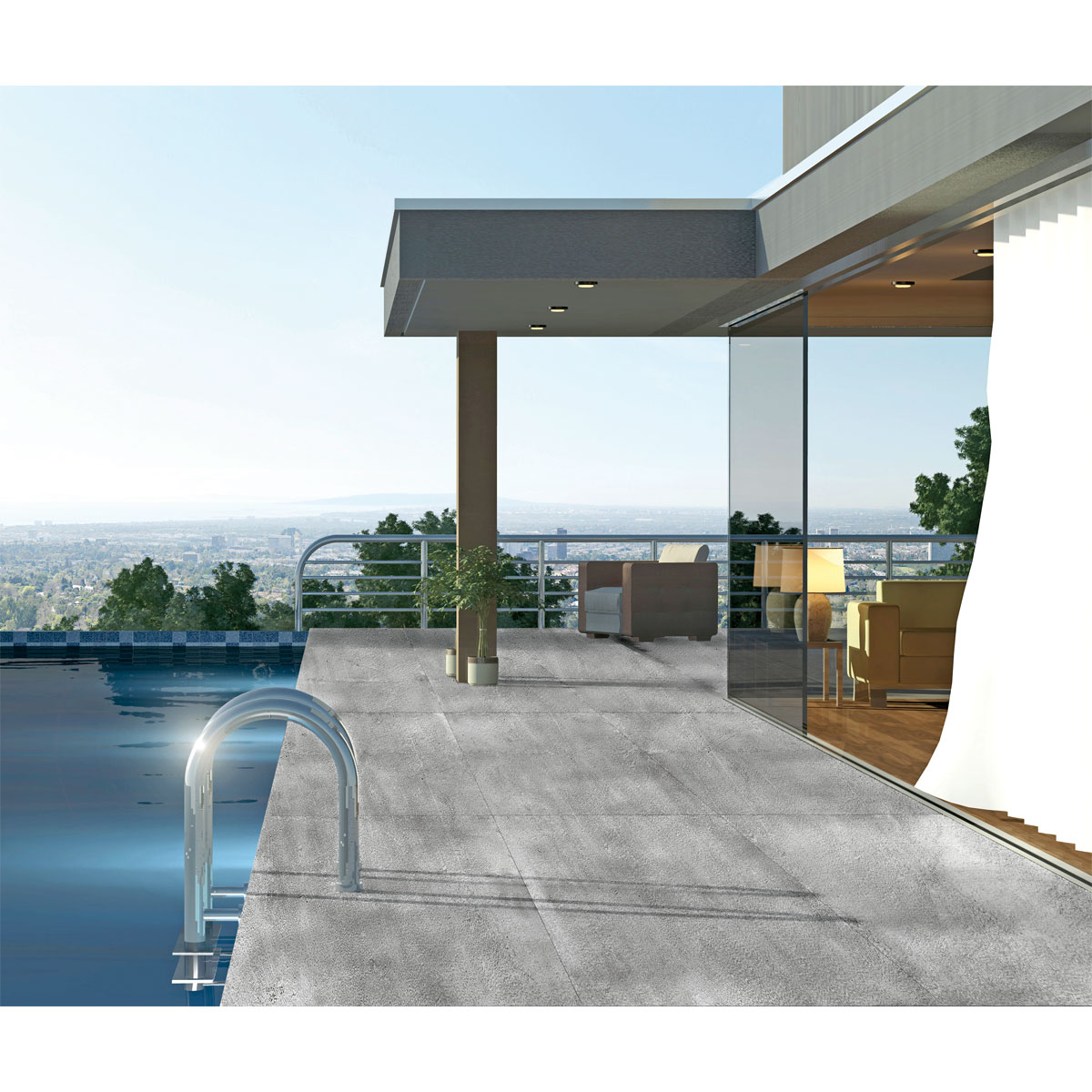 Terrassenplatte Urban Pro Grey 60 x 60 x 2 cm Bild 2