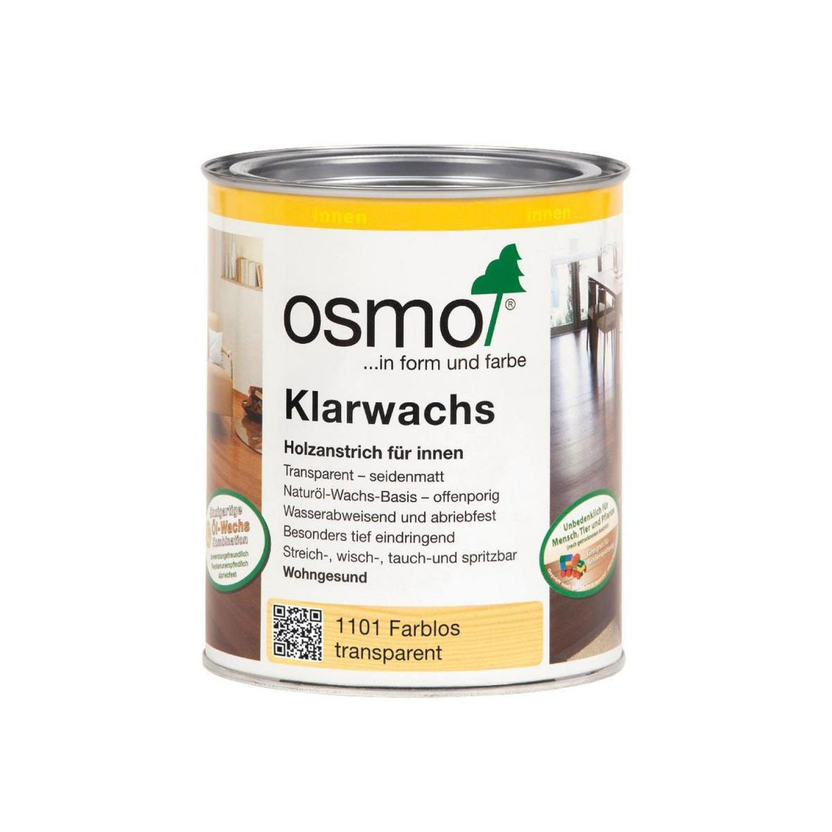Osmo Klarwachs Farblos 0,75 L