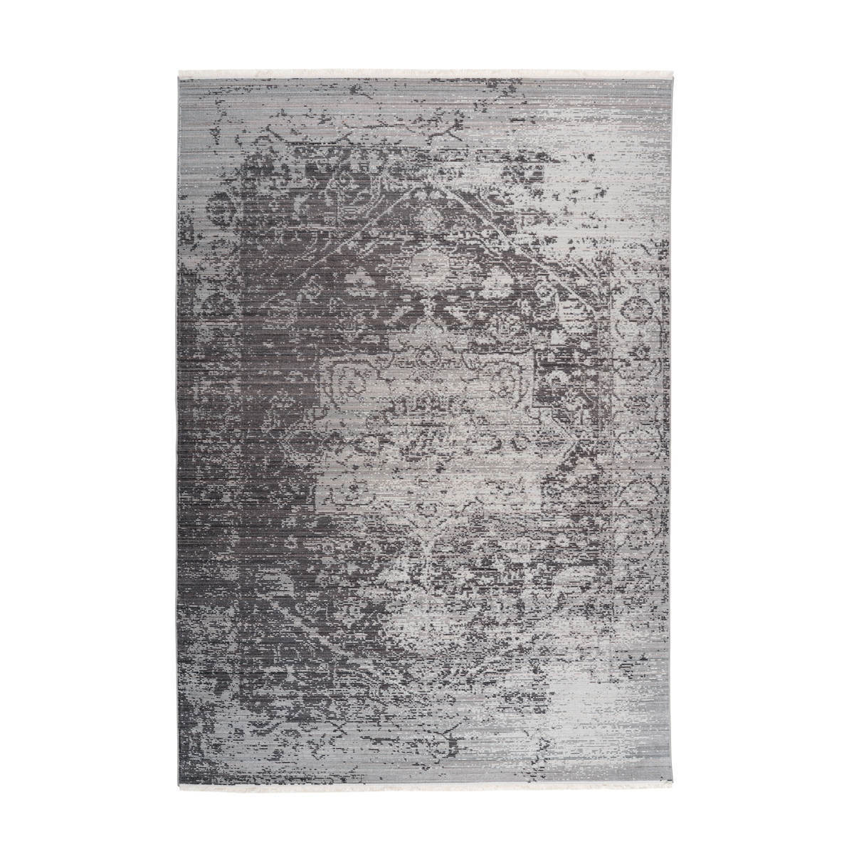 Fransenteppich „Baroque 800“, anthrazit