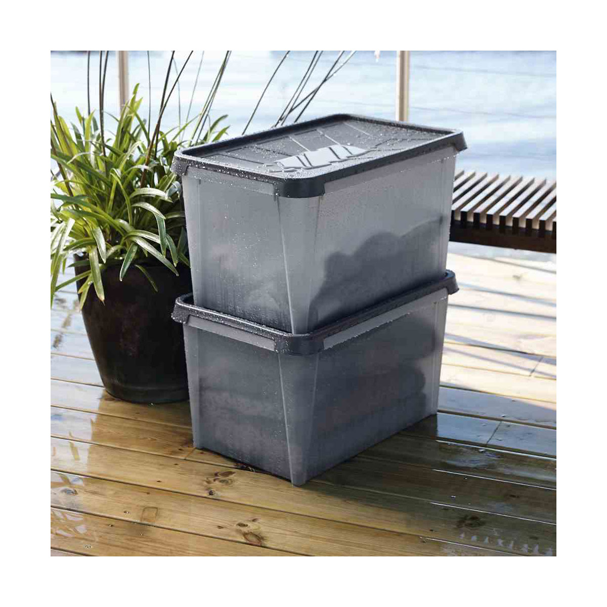 Box wasserdicht 50 l grau Bild 4