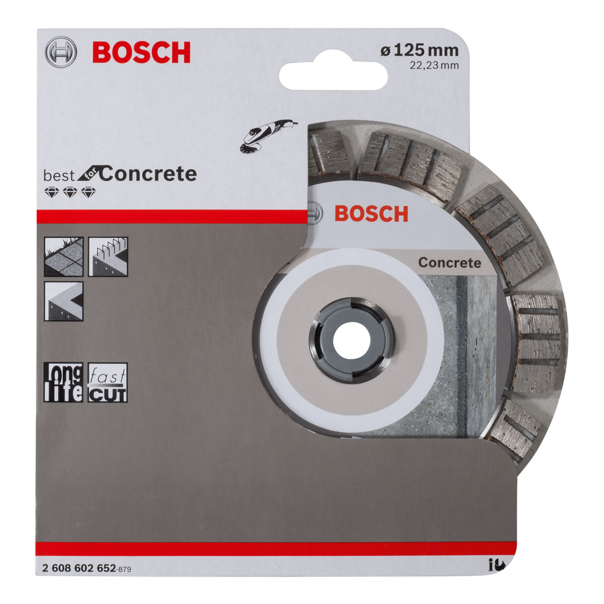 Bosch Professional Diamanttrennscheibe Best for Concrete 125 x 22,23 x 2,2 x  12 mm | 277448