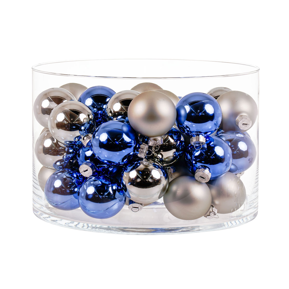 Ambientis Glaskugeln 3 cm blau Mix