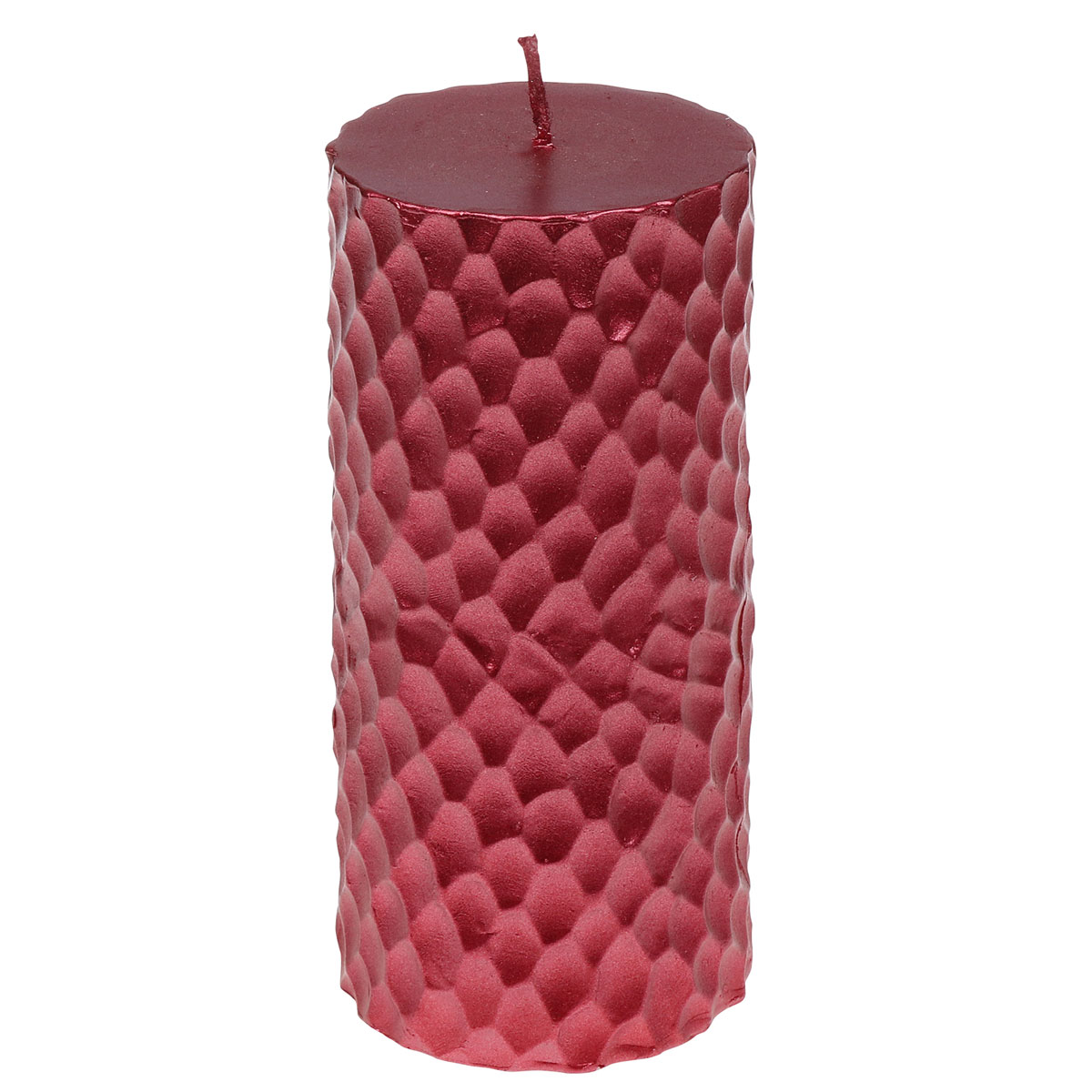 Stumpenkerze Milano 130 mm rubin