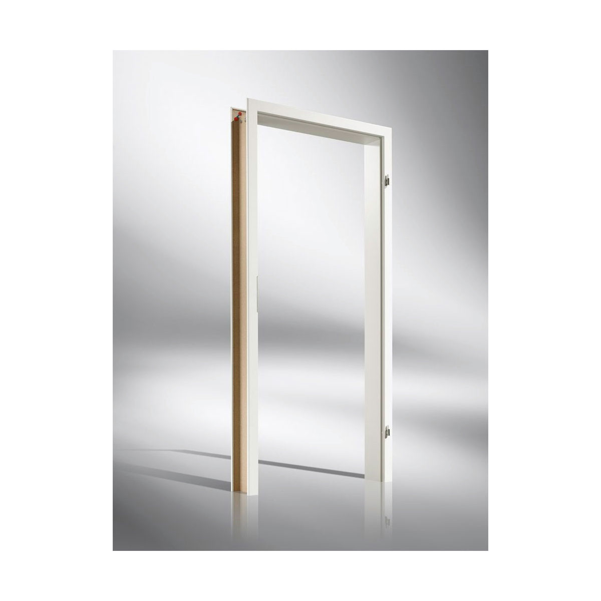 Borne Komplett-Zarge 198,5 x 61 x 14 cm CPL weiß rechts