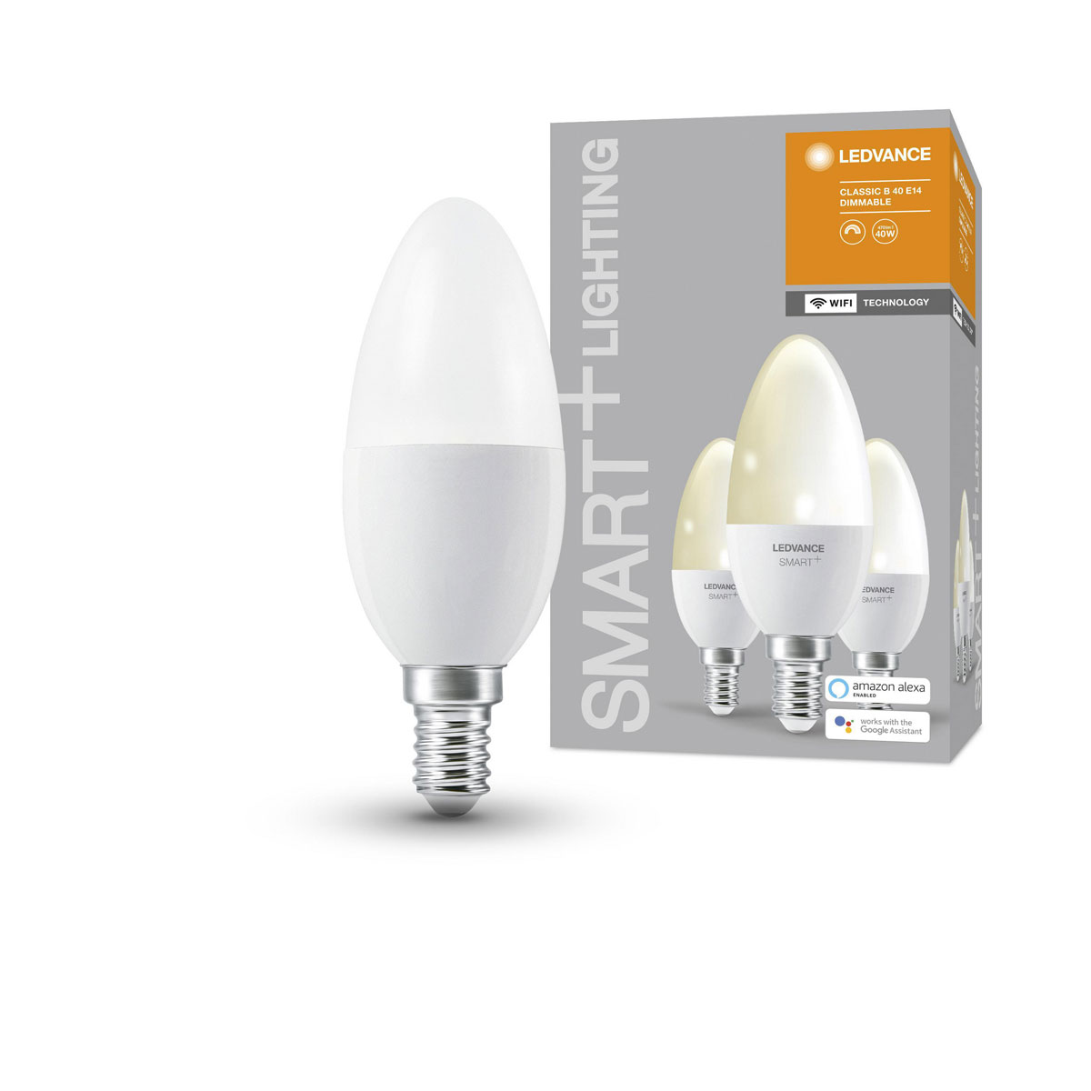 Ledvance SMART+ Glühlampe Classic B Kerze E14 3 Stück Bild 2